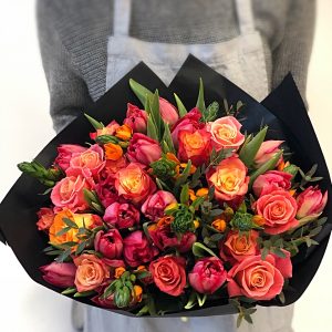 fleurs-bouquets-rouge-rose